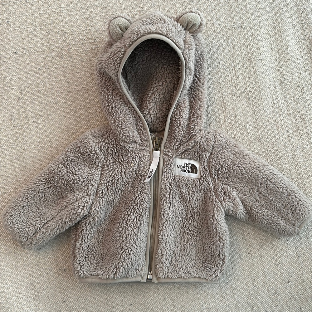 The North Face teddy coat (0-3m)